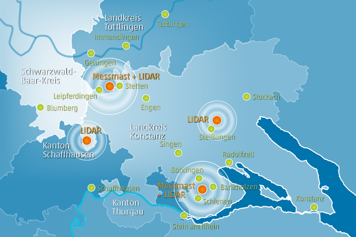 Windmessung im Landkreis Konstanz